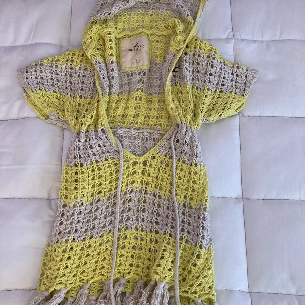 Hollister knit swim coverup